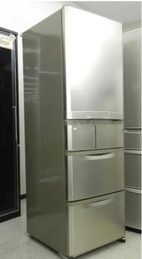 大型冷蔵庫 5ドア 420L 2010年製 三菱 自動製氷不良 MR-B42R-N 400L