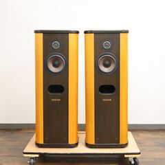 【ヤ取】≪W1138ジ≫ 音出しOK DIATONE/ダイヤトーン DS-203 スピーカー ペア 2ウェイ/バスレフ方式/トールボーイ型 音響機器/オーディオ機器 現状品 の画像