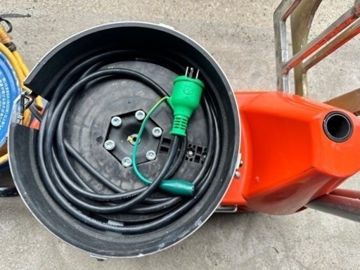 コーキング攪拌機　パドルセット　ドラム付き