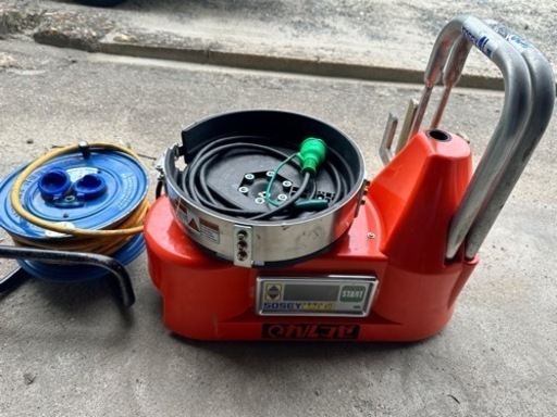 コーキング攪拌機　パドルセット　ドラム付き