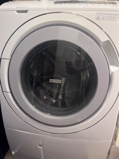 2022年11月購入 使用期間8ヶ月 日立 BD-SG110HL ドラム式 洗濯 乾燥機 (洗濯11kg/乾燥6kg) ホワイト 左開き 美品