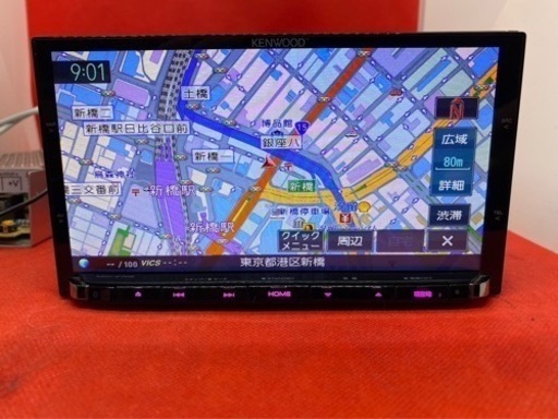 KENWOOD 最高峰　MDV-Z702 ハイレゾ　新品パーツ＋新品バックカメラ く7