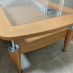 決まりました【中古】ガラス付きテーブルの画像