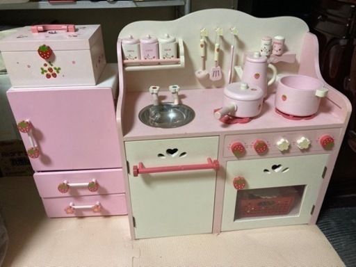 マザーガーデン❗️キッチン＆冷蔵庫＆木のおままごと