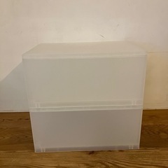 (受付終了)収納ケース２つお譲りしますの画像
