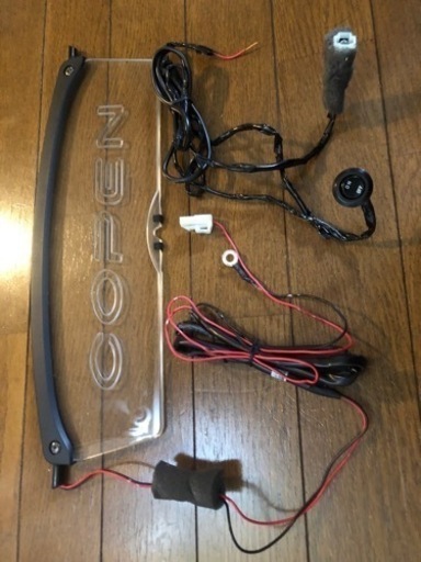 ダイハツ コペン LA400K 純正 ウインドディフレクターLEDイルミ ブルー