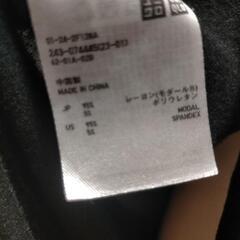 ユニクロ イージーワンピ 黒 サイズMの画像