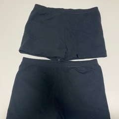 オーバーパンツ【２枚】Ⓜ️サイズ未使用&靴下　新品の画像