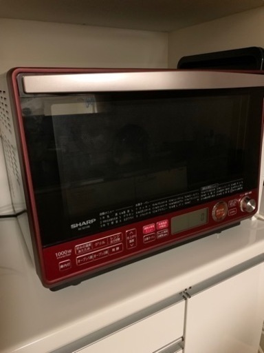 【受け渡し予定者決まりました】シャープ 過熱水蒸気オーブンレンジ  31L レッド RE-SS10B-R