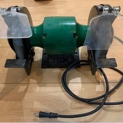両頭グラインダー　砥石バリ山付き！の画像