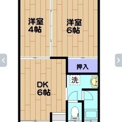 2DK❗️初期費用無料❗️エアコン設置❗️駅前❗️環境抜群❗️