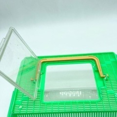 中古■虫かご■小■キミドリ■23×15.5×16cmの画像