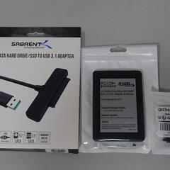SSDケース＋SATAアダプタ＋USB変換ケーブルセット