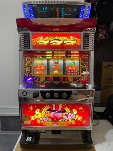 ニューアイムジャグラー EX -C◆不要機付◆ データカウンター付き スロット 家スロ パチスロ実機 実機 北電子