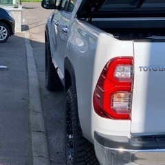 ハイラックス　GUN125後期用　JAOS フェンダーガーニッシュ　の画像