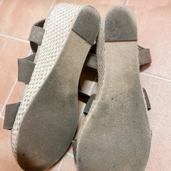 レディース ウェッジソール サンダル 3Lの画像