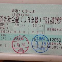 青春18きっぷ   3回分