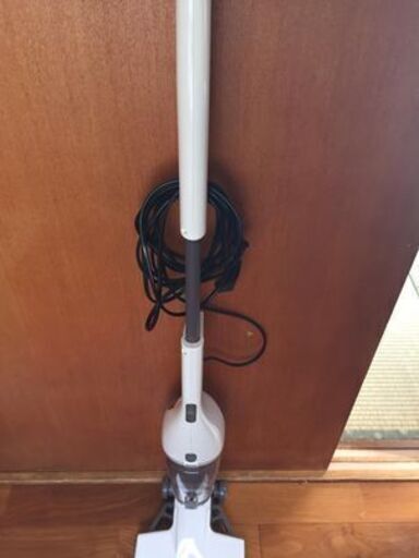 ツインバード 掃除機 サイクロン スティック クリーナー 床拭き アイボリー TC-5165VO