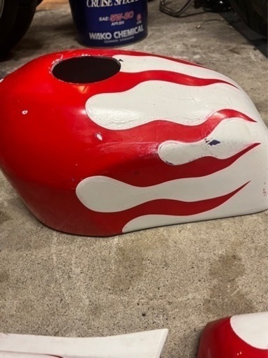 鹿児島市　エイプ50 CBXタンクカバー！