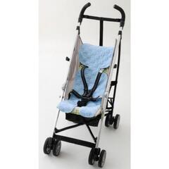 新品　クラボウ　クールレイ　チャイルドシートパッド　涼感　ベビーカーパッド　鹿の子ニット　ピンクの画像