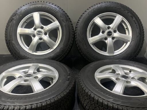 【BS BLIZZAK DM-V2 175/80R15】スタッドレス【Exceeder 15インチ 5J5HPCD114.3+45】バリ溝 テリオスキッド パジェロミニ等　(TF102)  クレジットカード QR決済可能