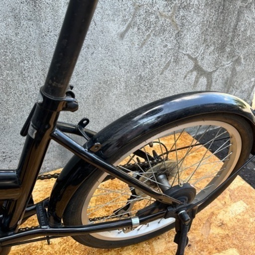 折りたたみ自転車 6段切替 ブラック