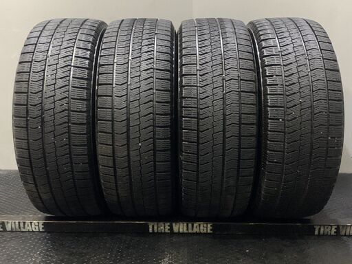【BS BLIZZAK VRX2 215/55R17】スタッドレス【社外ホイール 17インチ 7J5HPCD114.3+38】19年製 バリ溝 クラウン等　(TF100)  クレジットカード QR決済可能