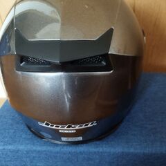 バイク用ヘルメット　JIekai製　シルバー色の画像