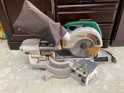 日立工機 190mm 卓上スライド丸のこ C7FS 中古 リサイクルショップ宮崎屋住吉店23.8.22k
