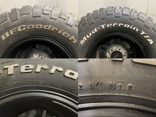 【BF Goodrich Mud-Terrain T/A KM2 LT305/70R16】1本【PRO COMP プロコンプ 16イン
