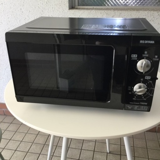 アイリスオーヤマ 電子レンジ 2019年 ブラック