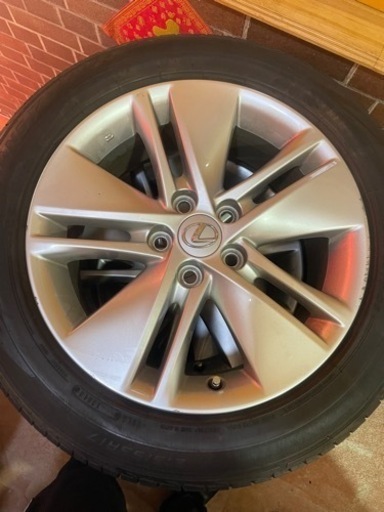 レクサスHS250h 純正ホイール&タイヤセット 215/55/R17