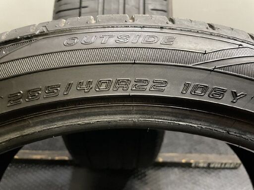 FALKEN AZENIS FK510 SUV 265/40R22 22インチ 夏タイヤ 2本 22年製 バリ溝 レクサスRX ハリア