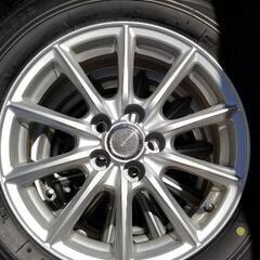 ｽﾀｯﾄﾞﾚｽﾀｲﾔ195/65R/15　ﾎｲｰﾙｾｯﾄ　美品