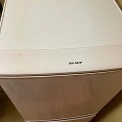 美品　シャープ製　冷蔵庫　単身者　2台目の画像