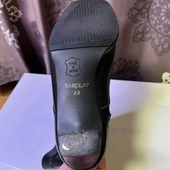 【訳あり】編み上げブーツ　黒の画像