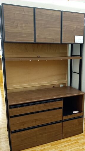 ★ジモティ割あり★ 古賀家具工業 オープンボード ブラウン H196.5×D48×W119 クリーニング済み YJ444
