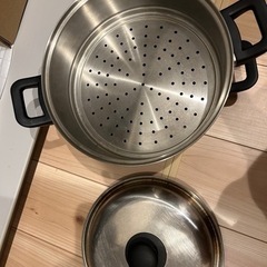 蒸し鍋の画像