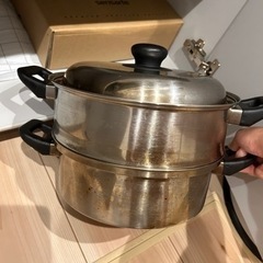 蒸し鍋の画像