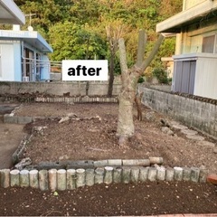 木の剪定と伐採、庭の片付けと掃除　 - 糸満市