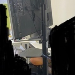 ディスプレイスタンド-テレビスタンド ハイタイプ キャスター付きの画像