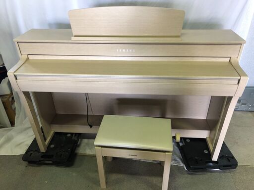 (売約済み)2020年製【美品】ヤマハ CLP-745WA Clavinova 電子ピアノ 椅子付き クラビノーバ 88鍵 楽器 YAMAHA MT AM A3-001 20230811-23520