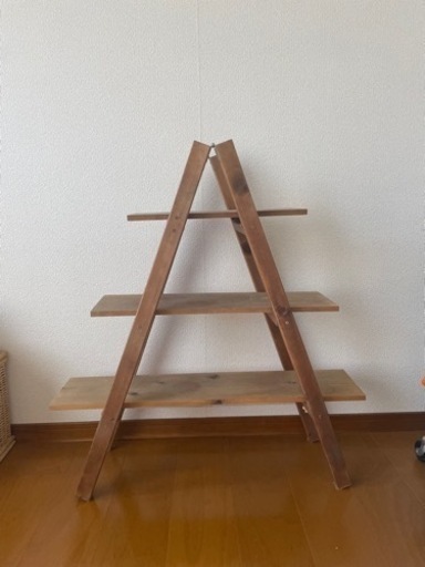 自作　折りたたみ　棚