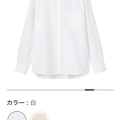 洗いざらしオックススタンドカラーシャツ婦人Ｍ・白