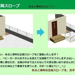 あると便利な玄関スロープを、お手頃価格で！