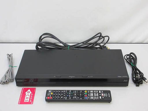 ss5439　シャープ　ブルーレイレコーダー　BD-NS510　500GB　リモコン付　SHARP　AQUOS　アクオス　ブルーレイディスクレコーダー　シングルチューナー　Blu-ray　BD　DVD　HDD　ドラ丸　録画