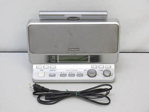ss5443　パナソニック　FM/AM 2バンドレシーバー　RF-U700A-S　シルバー　Panasonic　卓上ラジオ　2電源方式　オフタイマー付き　コンパクト