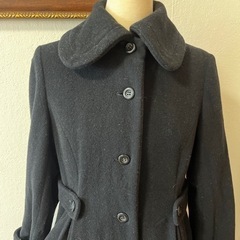 【中古】HERE THERE ウールコート　Mの画像