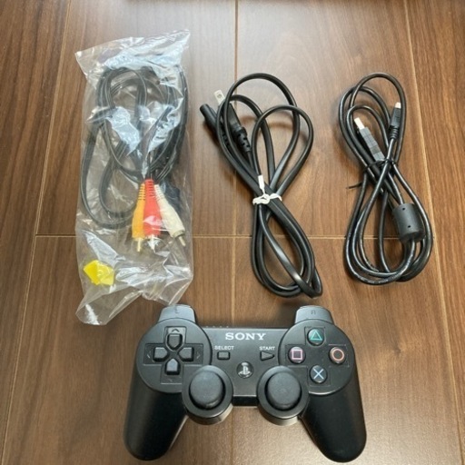PS3 箱あり　500G  ソフト４本付