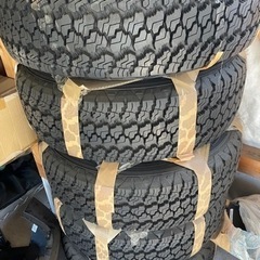 値下げ！ラングラーホイール タイヤ5本セット　JK 新車外しの画像